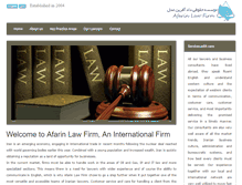 Tablet Screenshot of afarinlaw.com